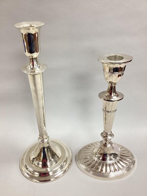 Lot 31 - A Hallmarked Silver Candlestick, KS, Sheffield...