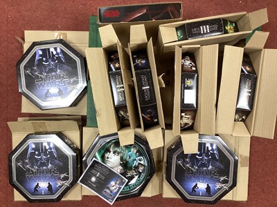 Lot 422 - Ten Star Wars Limited Edition Collector Plates...