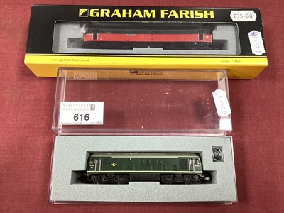 Lot 616 - Two Graham Farish by Bachmann N gauge Diesel...