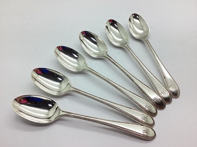 Lot 15 - A Set Of Six Victorian Hallmarked Silver...