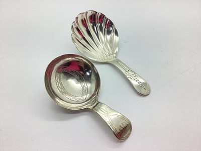 Lot 50 - A Georgian Hallmarked Silver Caddy Spoon,...