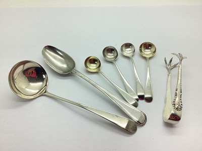 Lot 13 - A Collection of Hallmarked Silver Flatware,...