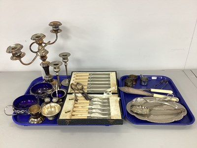 Lot 202 - An Assortment of Plated and Pewterware,...