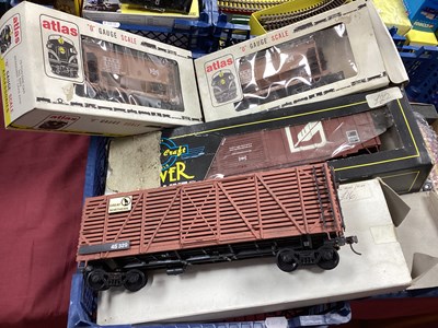 Lot 551 - Four boxed O gauge American Freight Cars by...