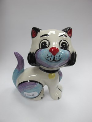 Lot 1240 - Lorna Bailey - Queenie the Cat, 13cm high.