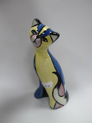 Lot 1225 - Lorna Bailey - Andy the Cat, 18cm high.