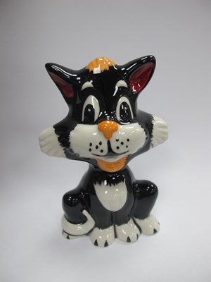 Lot 1227 - Lorna Baliey - Inky the Cat, 13cm high.