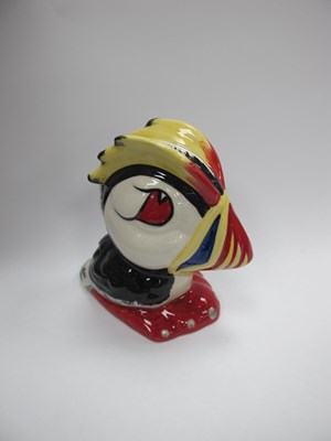 Lot 1226 - Lorna Bailey - Tiny Percy the Puffin, 9.5cm high.