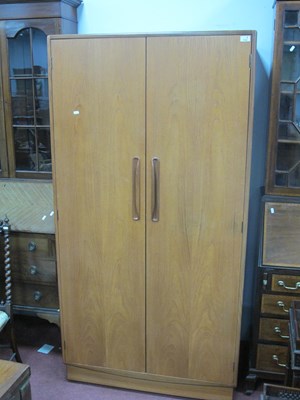 Lot 1530 - G Plan Teak Wardrobe Circa 1970, with...