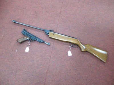 Lot 1298 - NAC .22 Air Rifle, Gerstenberger air pistol (2)