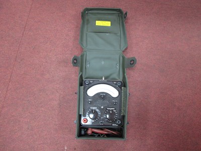 Lot 1302 - Universal Avometer in Green Military Carry Case.