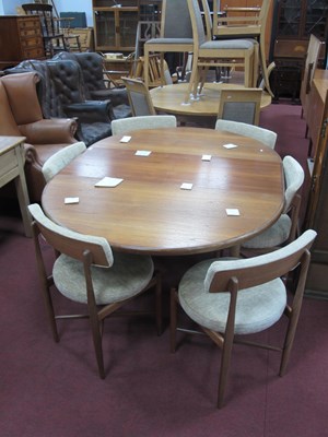 Lot 1523 - G Plan Circular Topped Teak Dining Table,...