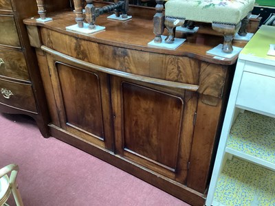 Lot 1480 - XIX Century Mahogany Cabinet, with a low back,...