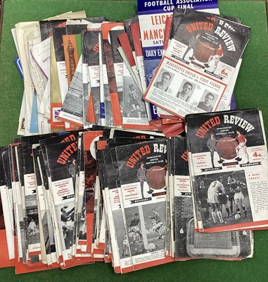 Lot 854 - Manchester United Programmes, mainly homes...