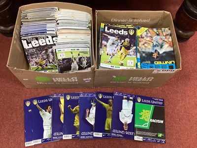 Lot 840 - Leeds United Programmes, 1980 and Later:- Two...