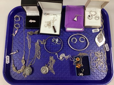 Lot 174 - An Assortment of "925" and Other Jewellery,...