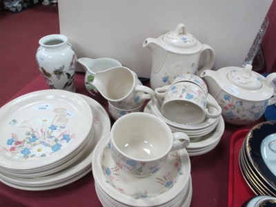 Lot 1204 - Poole Pottery 'Springtime' Dinnerware,...