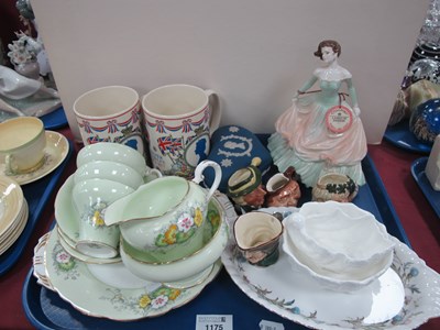 Lot 1175 - Aynsley Part Tea Set, Coalport figurine...