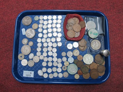 Lot 1272 - Sixty Two Silver Threepence Pieces, 1894 &...