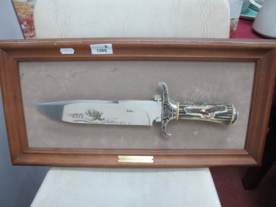 Lot 1265 - The American Freedom Eagle Bowie Knife, 38cm...