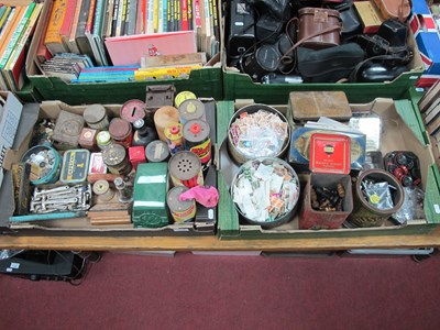 Lot 1103 - Games, stamps, buttons, vintage tins, toffee...