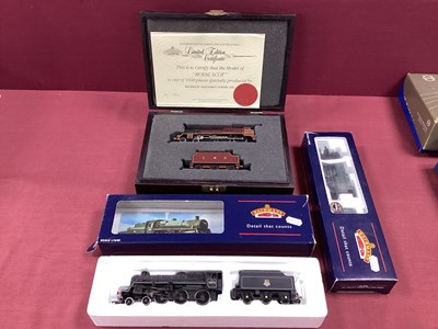 Lot 654 - Three Boxed Bachmann OO Gauge Steam...