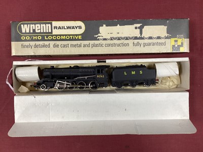 Lot 640 - Boxed Wrenn OO gauge 8F 2-8-0 with 3 rail pick-...