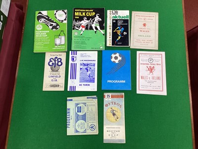 Lot 822 - Wales Home Programmes v. Ireland 1949-50, 51-2....