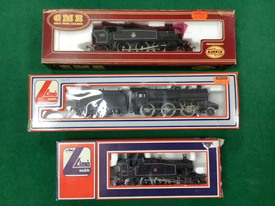 Lot 581 - Three boxed 00 gauge steam locomotives...