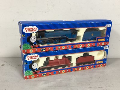 Lot 488 - Two boxed Hornby "Thomas and Friends" 00 gauge...