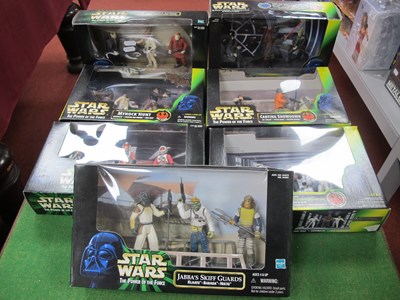 Lot 763 - Seven Modern Star Wars Figure Sets by Kenner,...