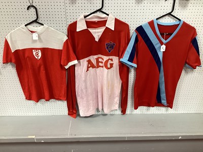 Lot 441 - 1970's Match Worn Football Shirts - Hallescher...