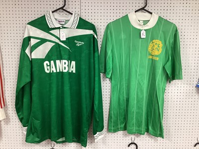 Lot 429 - International Match Worn Football Shirts,...