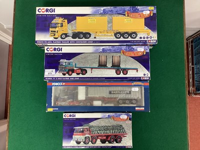 Lot 573 - Four 1:50th Scale Diecast Model Commercial...