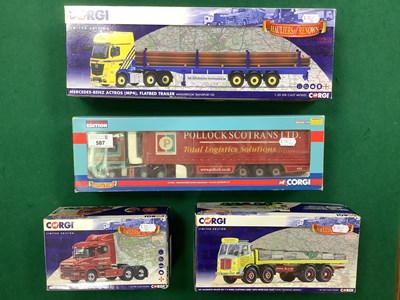 Lot 587 - Four Corgi 1:50th Scale Diecast Model...