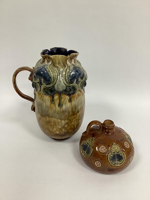 Lot 1059 - A Doulton Lambeth Stoneware Jug, designed by...