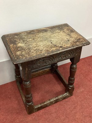 Lot 1512 - A XVII Century and Later Joined Oak Joint...