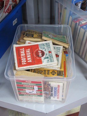 Lot 667 - Forty four Football Annuals, mainly racing and...