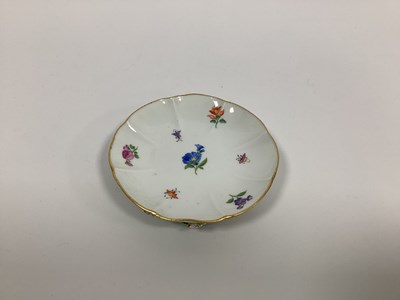 Lot 1115 - A Meissen Porcelain Dish, of shaped circular...