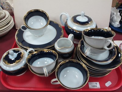 Lot 1203 - Rosenthal 'Classic Rose' Porcelain Tea Service,...