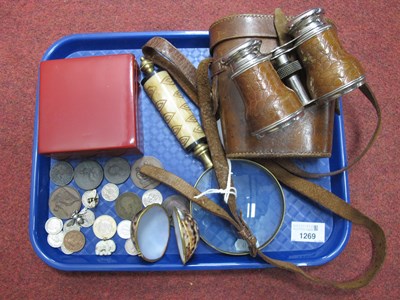 Lot 1269 - Jockey Club Field Glasses, magnifying glass,...