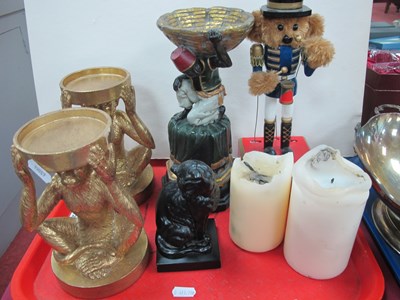 Lot 1254 - Flame Homeware Automation Style Wooden Soldier...