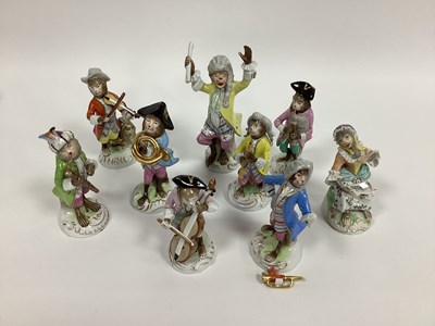 Lot 1106 - A Mid XX Century Matched German Porcelain...