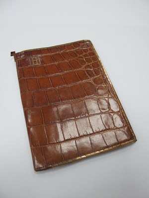 Lot 1277 - Vickery of London Leather Reptile Skin Wallet,...