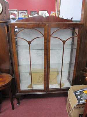 Lot 1600 - XX Century Mahogany Display Cabinet, with...