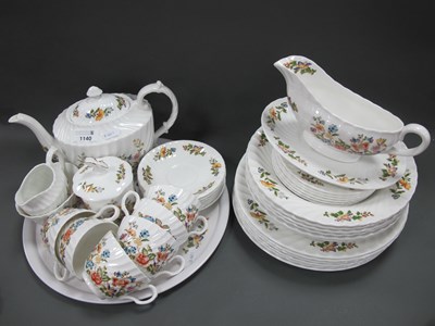 Lot 1140 - Aynsley 'Cottage Carden' Dinner and Teaware,...