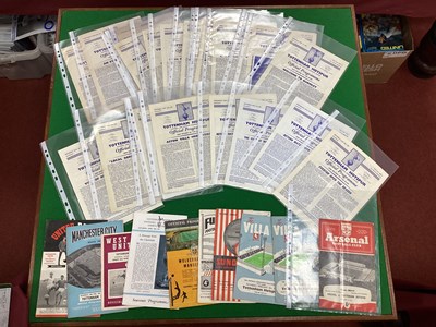 Lot 795 - Tottenham Hotspur 1960-1 Home Programmes,...