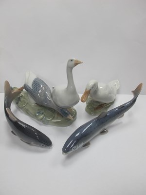 Lot 1241 - Royal Copenhagen Figure Goose and Gander No...