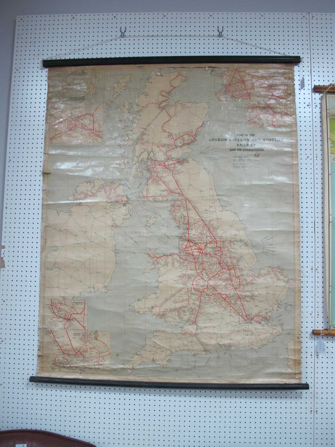 Lot 1453 - Scroll Map of the London Midland and