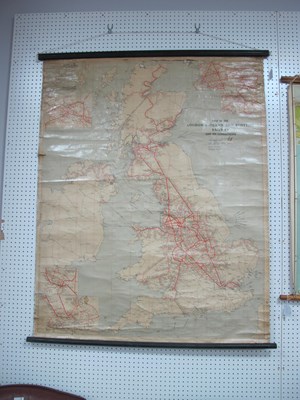 Lot 1453 - Scroll Map of the London Midland and Scottish...